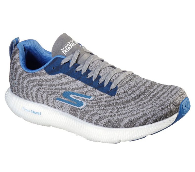 Skechers Herr Grå/Blå Sneakers - Gorun 7 - Sverige (OZGIT-6832)